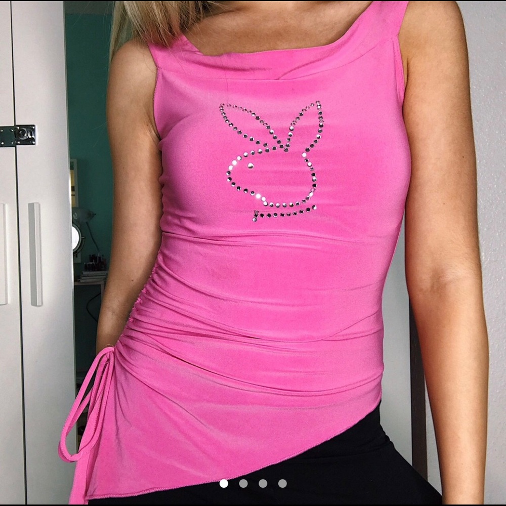 Pink Playboy top